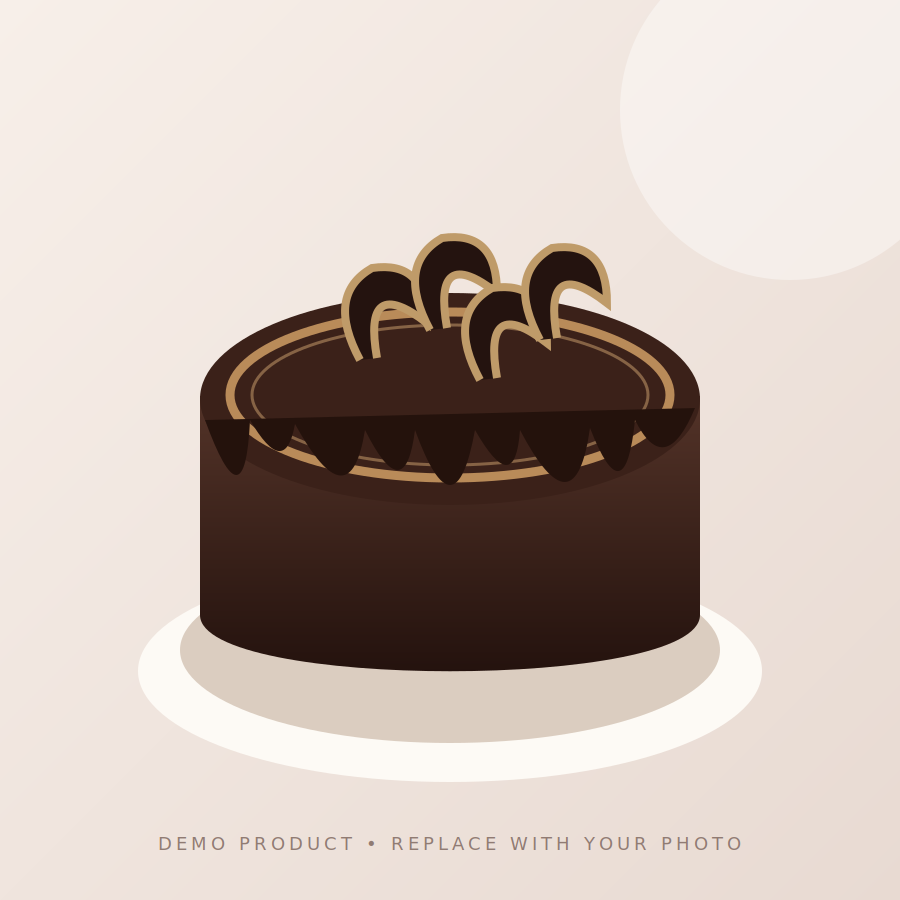 Demo Chocolate Celebration Cake