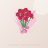 Demo flower-wrap illustration — replace with your product photograph