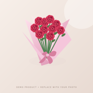 Demo Red Rose Bouquet