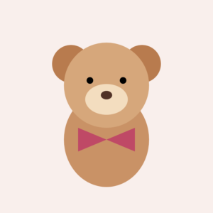Demo teddy illustration — replace with your product photograph